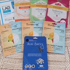 8 various face Masks